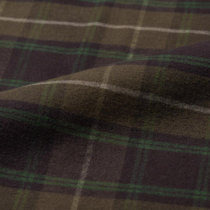 pantaloni uniqlo flannel easy patterned da uomo lunghezza alla caviglia colore marrone scuro