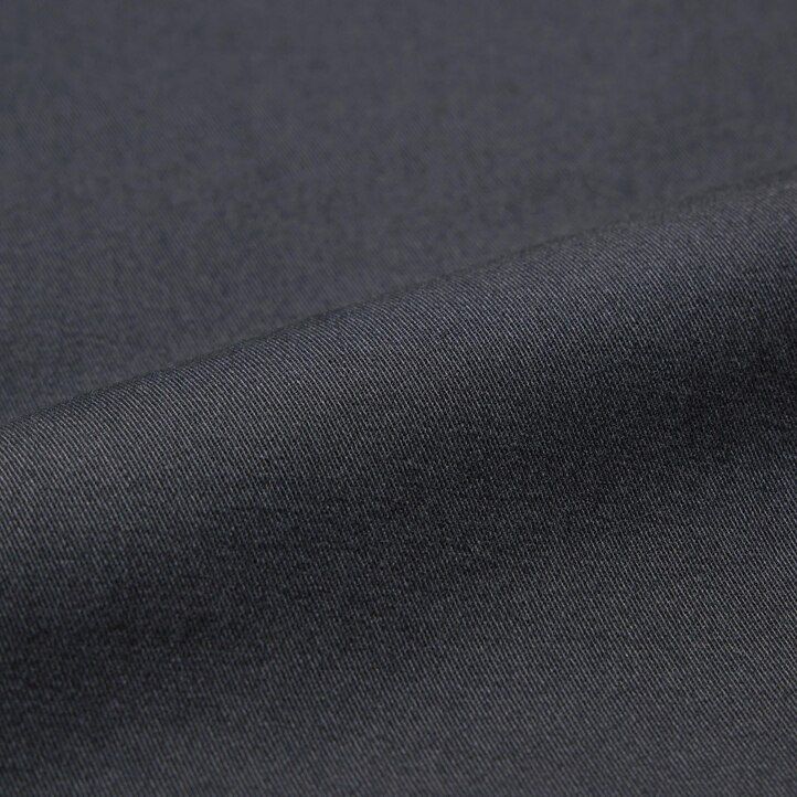 pantaloni alla caviglia uniqlo in cotone dal taglio rilassato da uomo grigio scuro