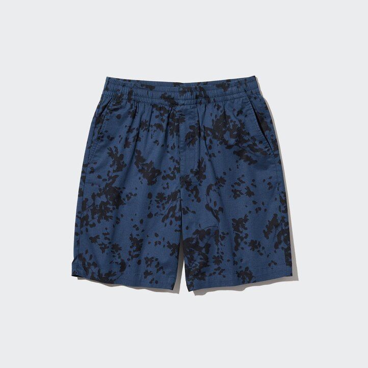 pantaloni uniqlo dry stretch con stampa a foglie easys da uomo verdi