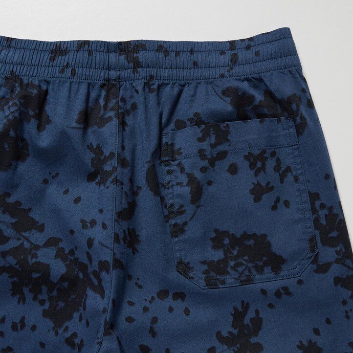 pantaloni uniqlo dry stretch con stampa a foglie easys da uomo verdi