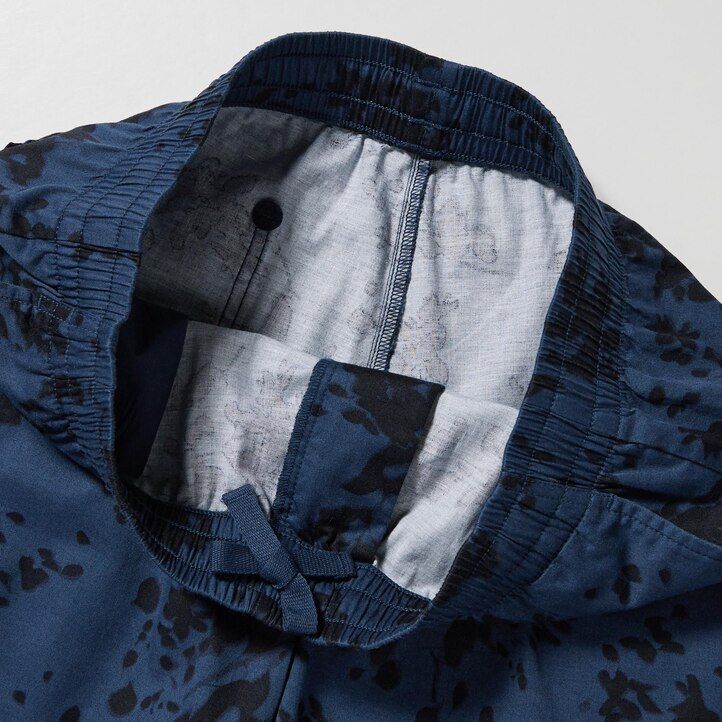 pantaloni uniqlo dry stretch con stampa a foglie easys da uomo verdi