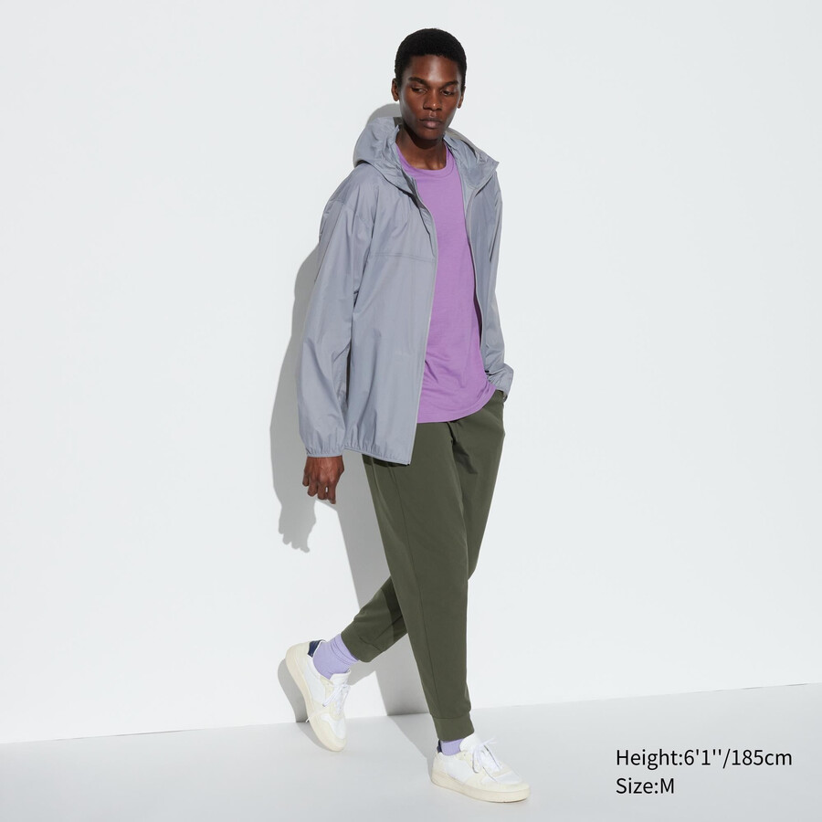 pantaloni da uomo uniqlo ultra stretch dry ex color oliva