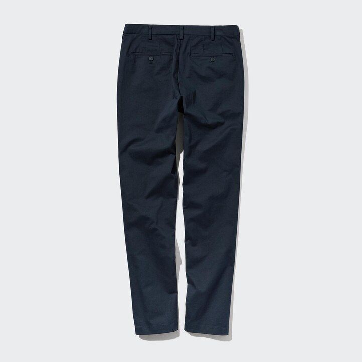 pantaloni chino slim fit uniqlo da uomo grigio scuro