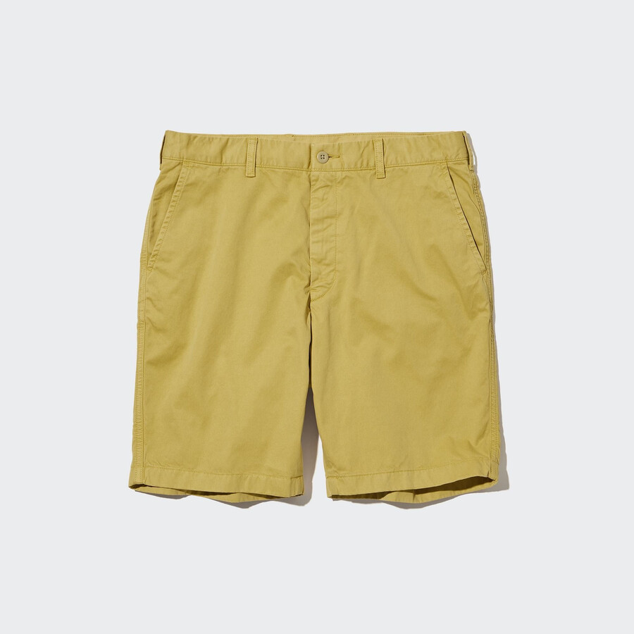 pantaloni chino uniqlo gialli da uomo