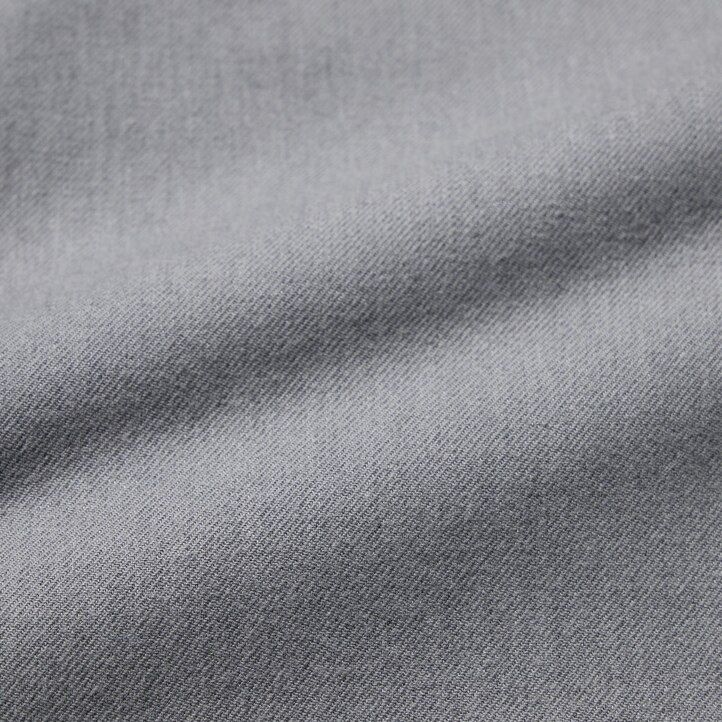 pantaloni uniqlo in flanella alla caviglia da uomo grigi