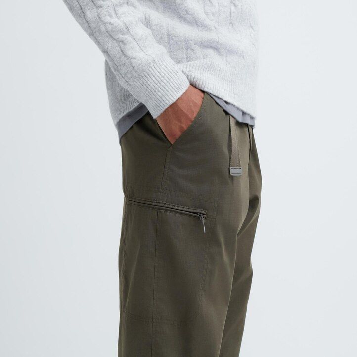pantaloni caldi foderati uniqlo heattech da uomo neri