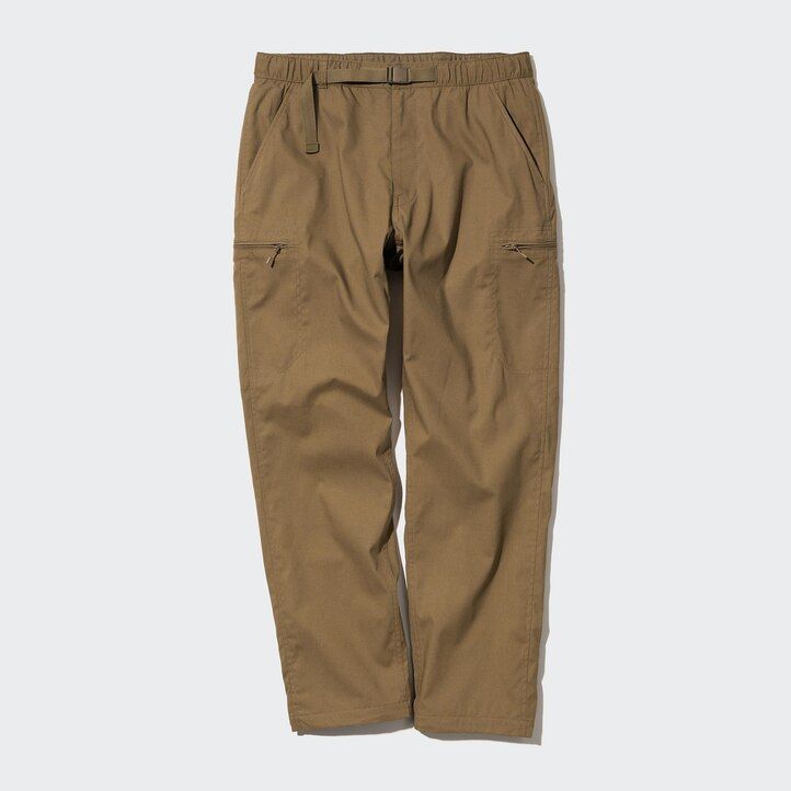 pantaloni caldi foderati uniqlo heattech da uomo neri