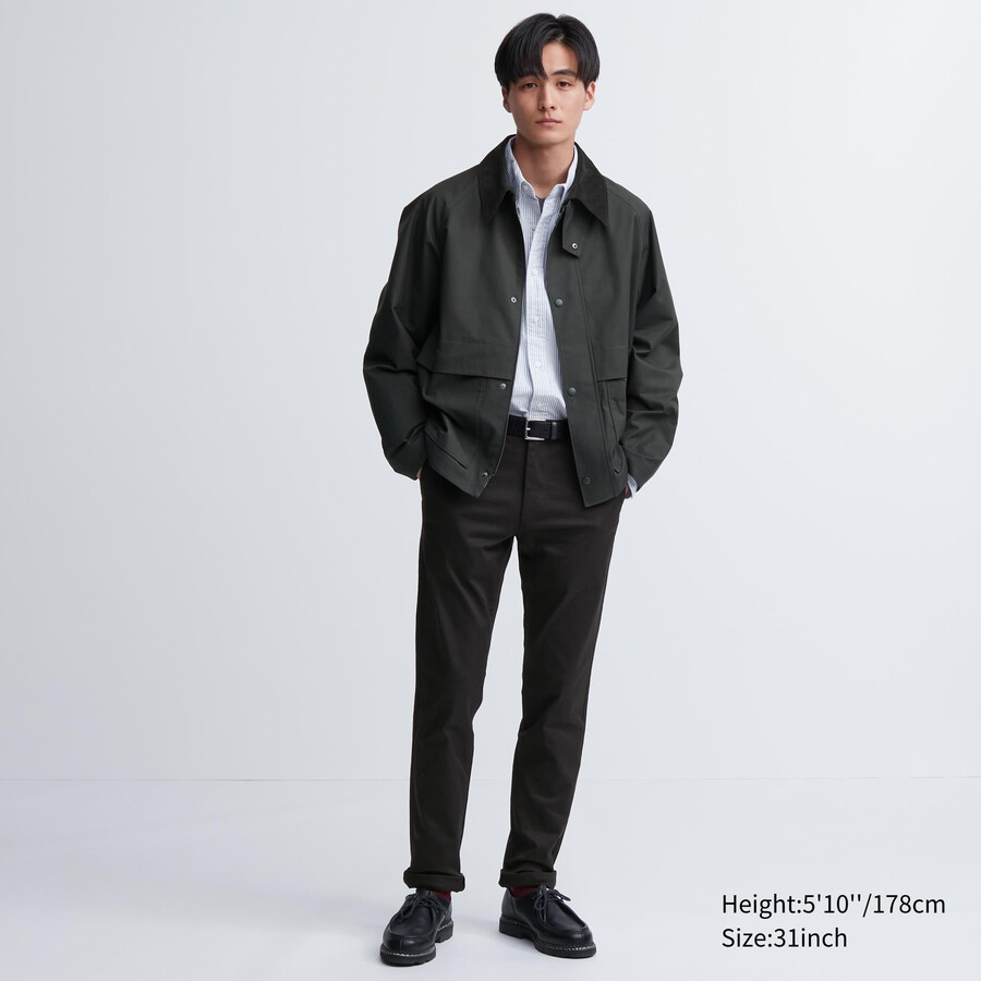pantaloni chino slim fit uniqlo neri da uomo
