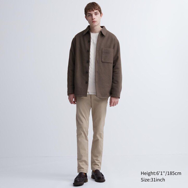 pantaloni chino slim fit uniqlo neri da uomo