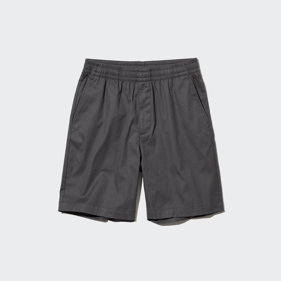 pantaloni da uomo uniqlo dry stretch easys grigio scuro