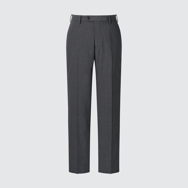 pantaloni uniqlo airsense ultra light wool look da uomo blu navy