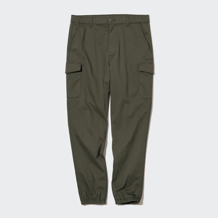 pantaloni da jogging uniqlorgo da uomo color oliva