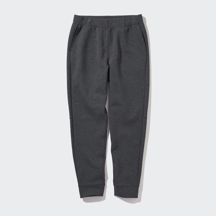 pantaloni uniqlo dry stretch da uomo grigio chiaro