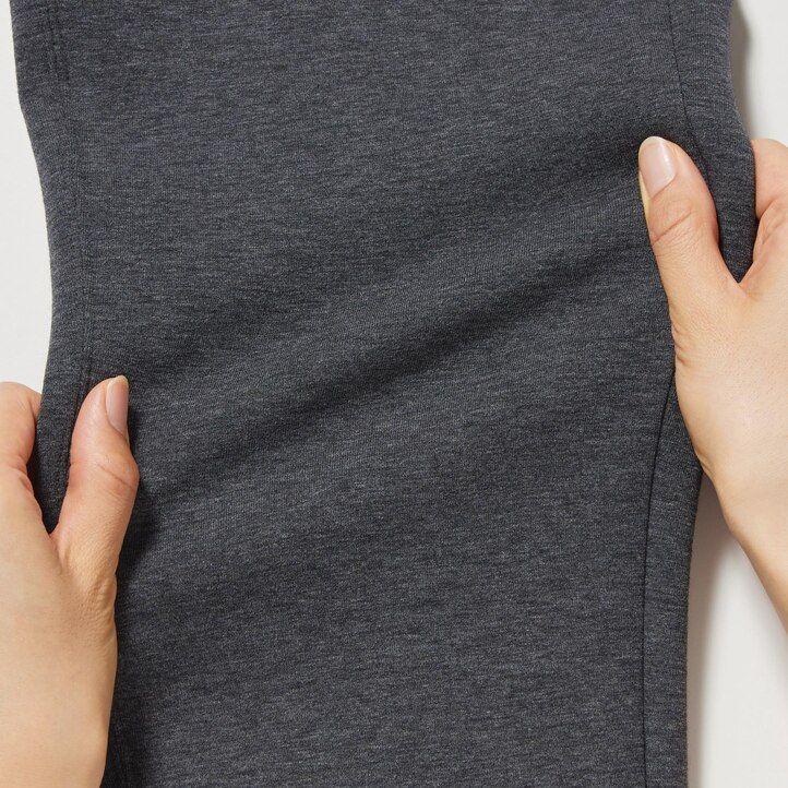 pantaloni uniqlo dry stretch da uomo grigio chiaro