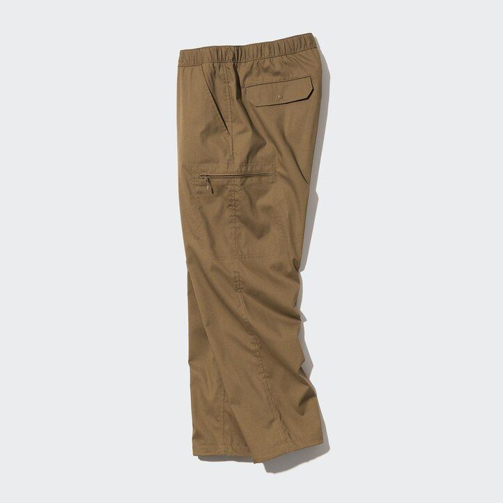 pantaloni da uomo uniqlo heattech con fodera calda marrone