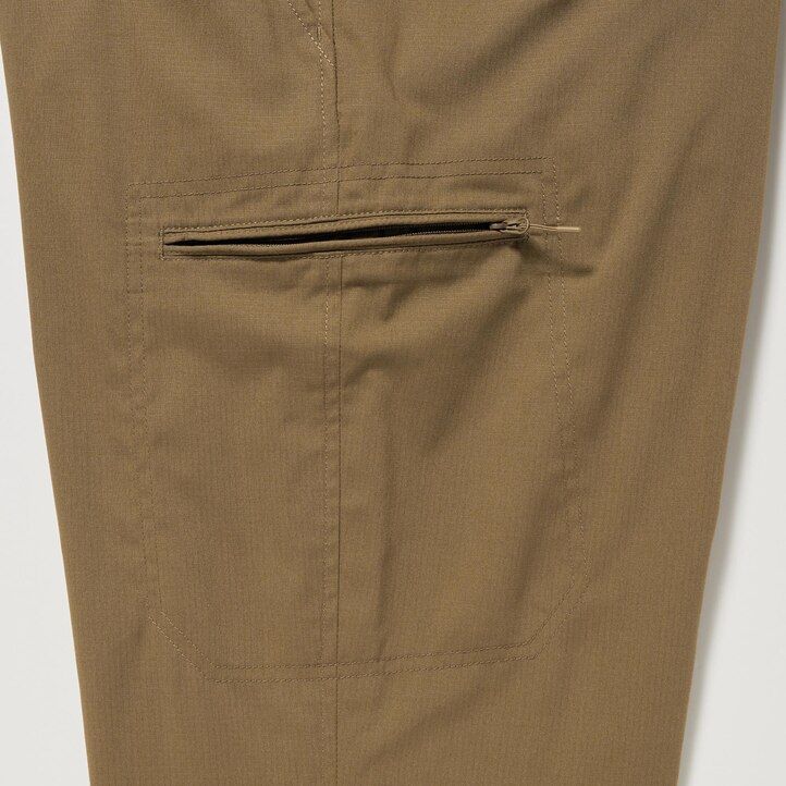 pantaloni da uomo uniqlo heattech con fodera calda marrone