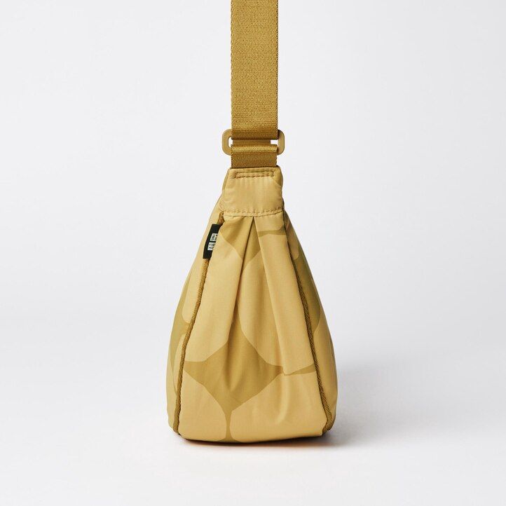 borsa a tracolla rotonda uniqlo mini da donna beige