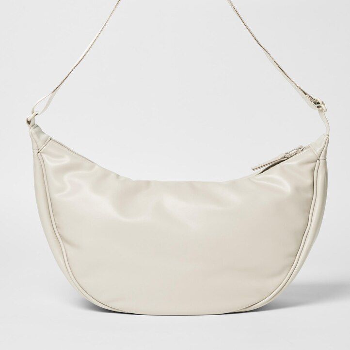 borsa a tracolla rotonda uniqlo gialla da donna