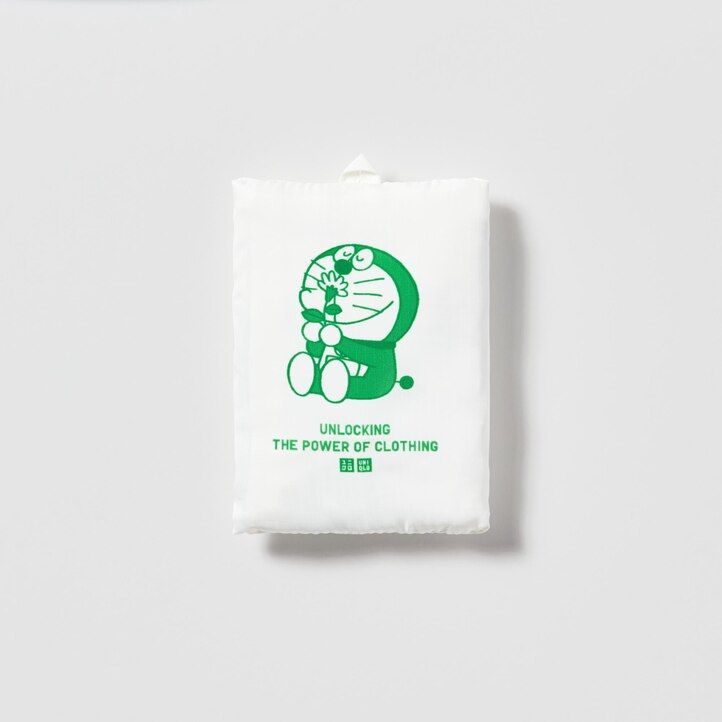 borsa tascabile riciclata uniqlo doraemon ut borse da donna bianche
