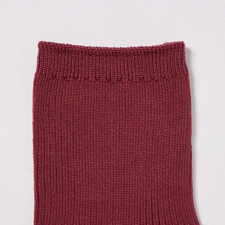 uniqlo crew ribbed - tre paia di calzini da donna bianchi