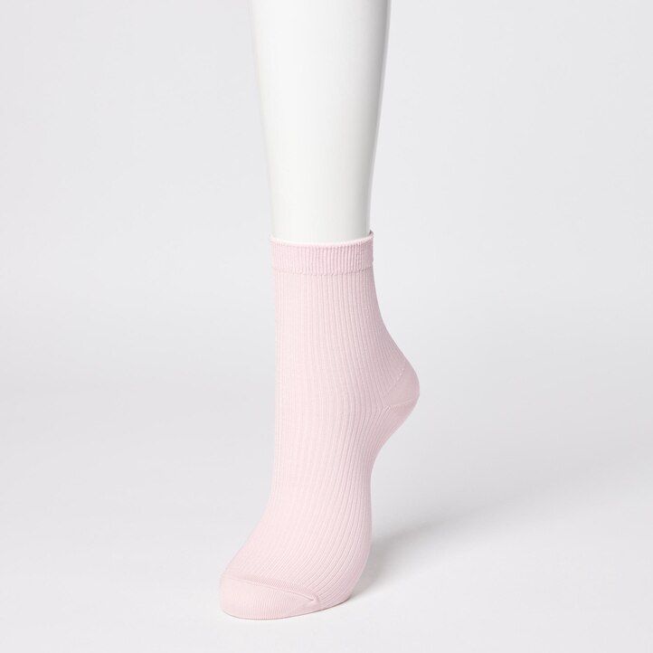 uniqlo calzini a coste da donna tre paia blu