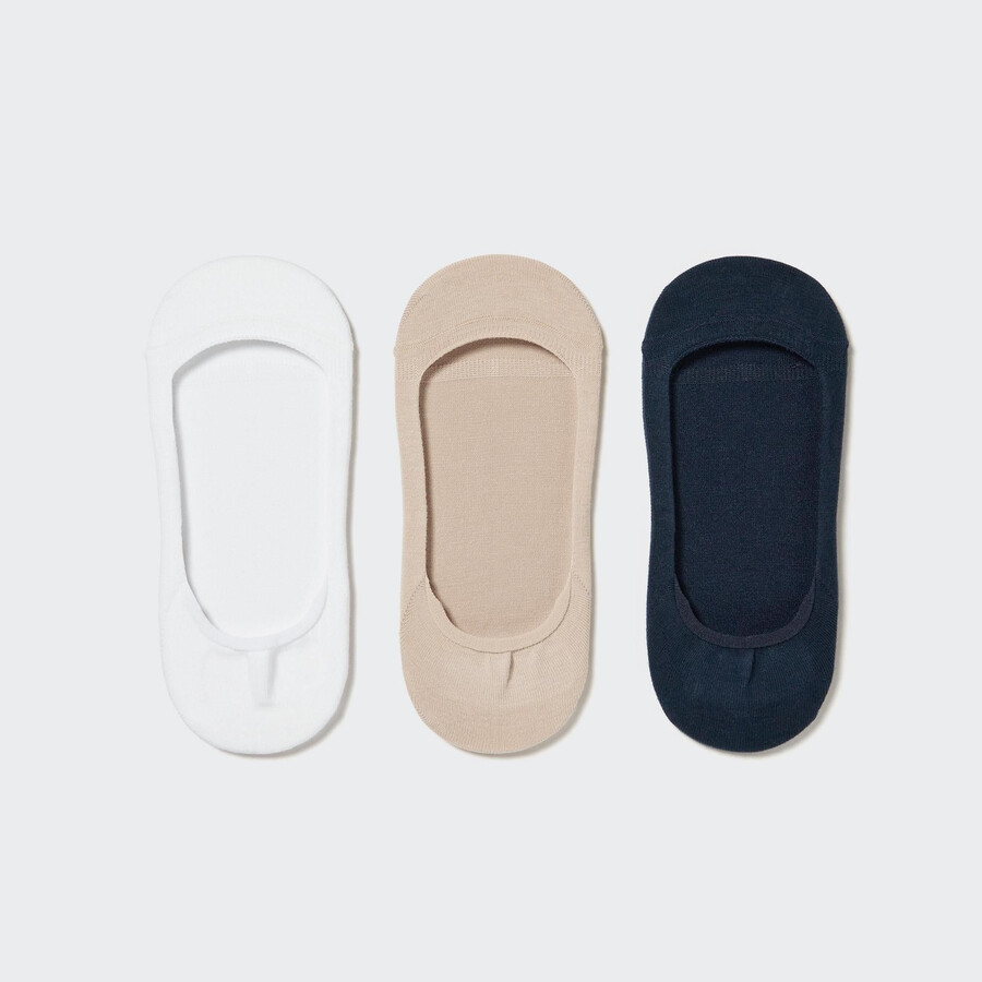 calzini uniqlo low cut invisible fantasmini da donna tre paia bianchi