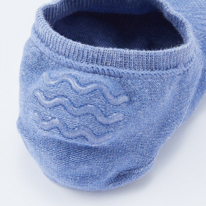 calzini uniqlo mesh invisible da donna tre paia bianchi