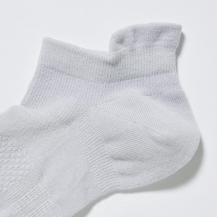 calzini uniqlo sports da donna tre paia grigio chiaro