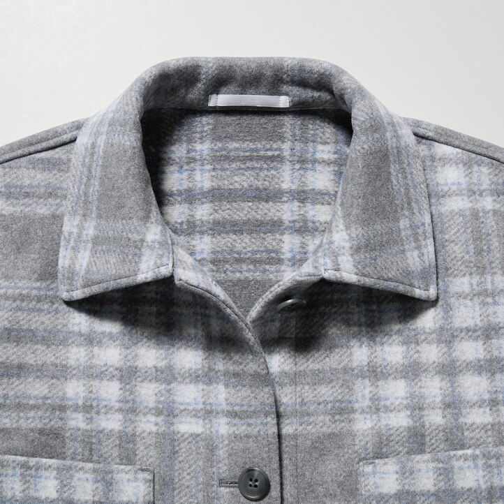 camicia uniqlo blu da donna