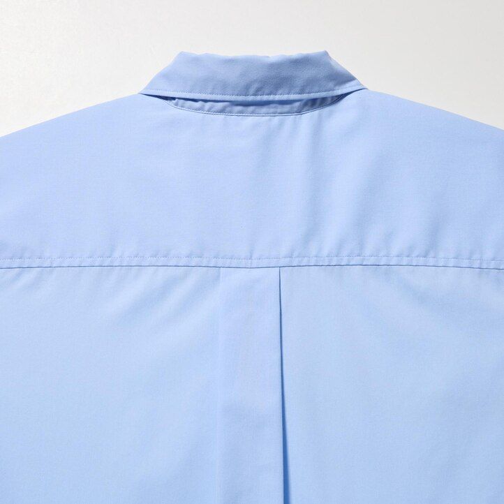 blusa da donna uniqlo in cotone extra fine blu