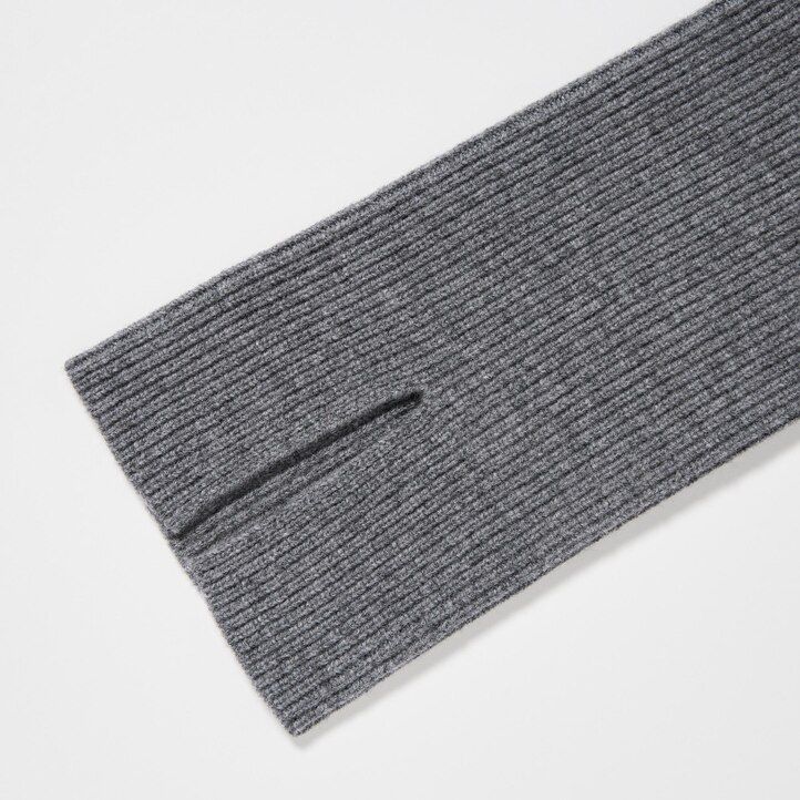 abito da donna in maglia con maniche a scollo a barca uniqlo nero