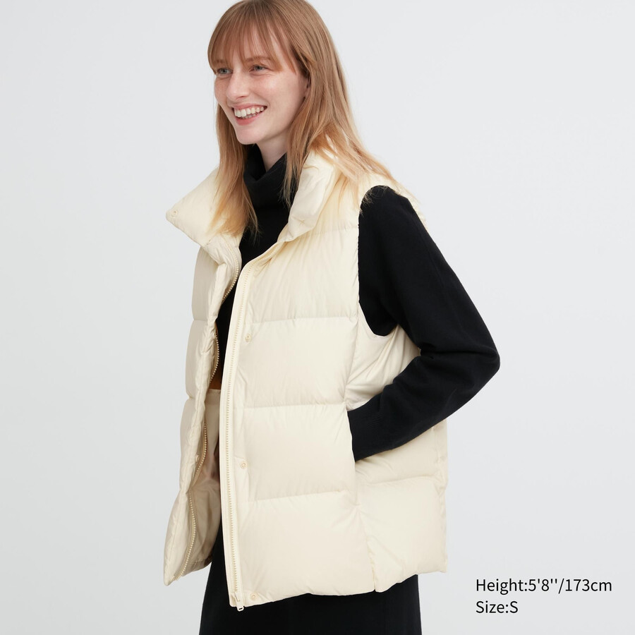 giacche da donna uniqlo powder soft down nanodesign bianche