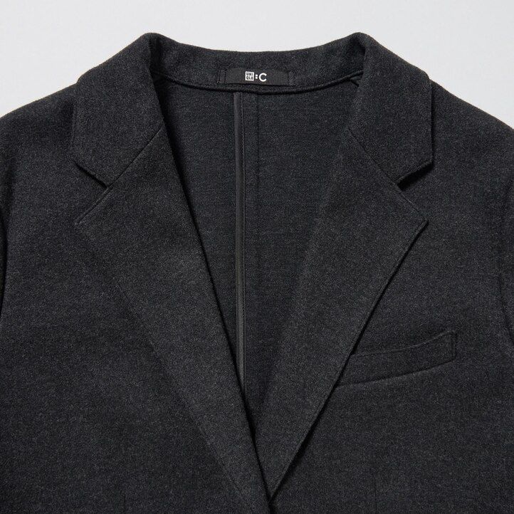 giacche da donna in jersey spazzolato uniqlo nere