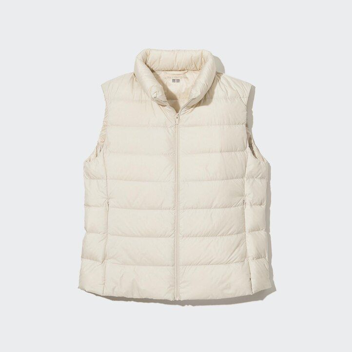 piumini uniqlo ultra light da donna bianchi