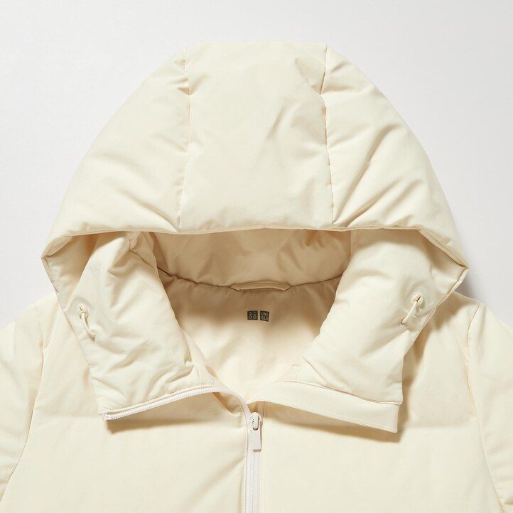 piumini senza cuciture uniqlo da donna colore oliva