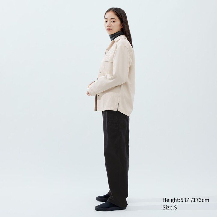 giacche da donna in denim uniqlo grigio