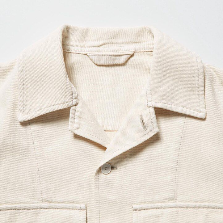 giacche da donna in denim uniqlo grigio