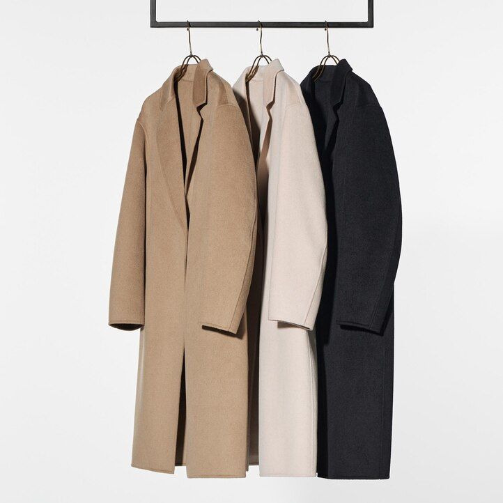 giacche da donna in misto lana uniqlo beige