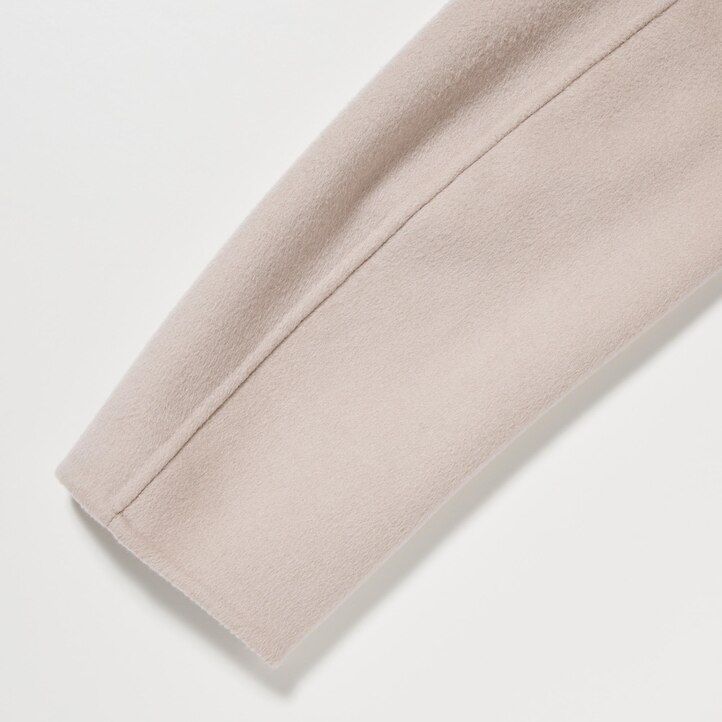 giacche da donna in misto lana uniqlo beige
