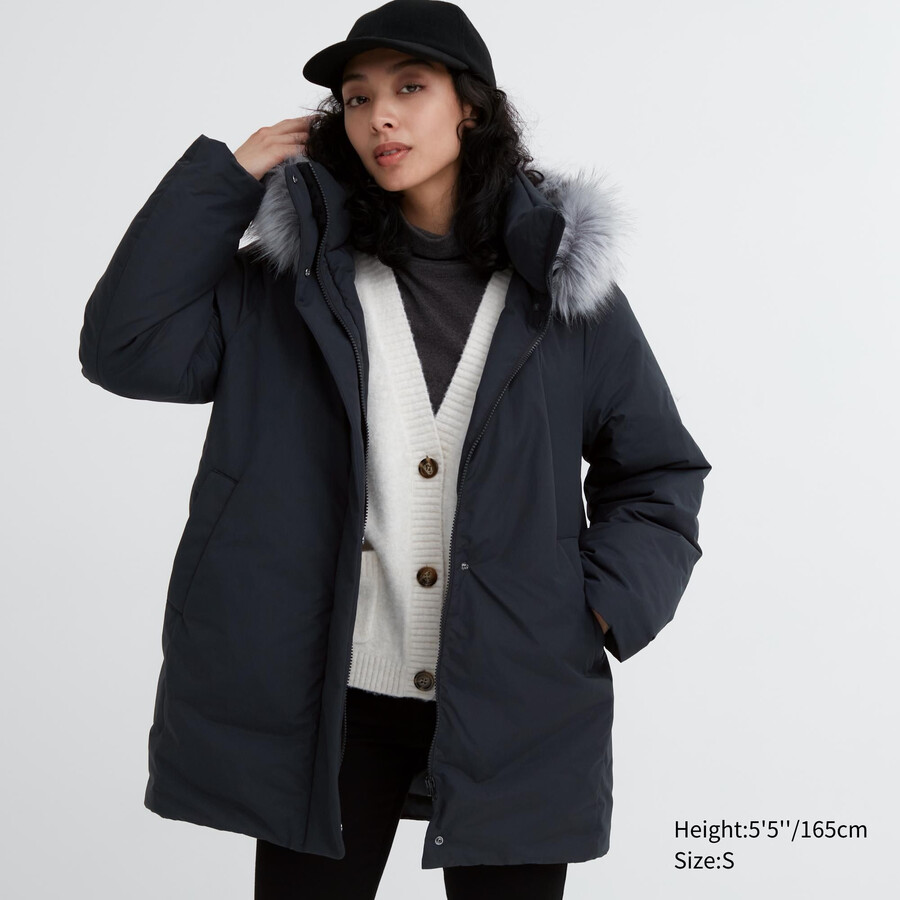 giacche uniqlo hybrid down da donna nere