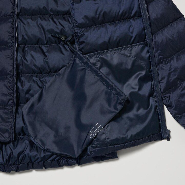 piumini ultraleggeri uniqlo da donna blu navy