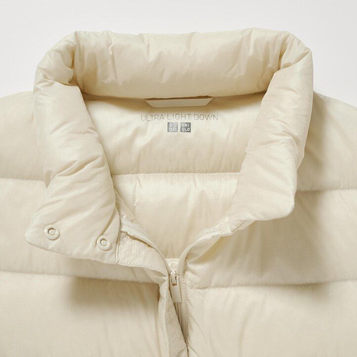 piumino ultraleggero uniqlo da donna beige