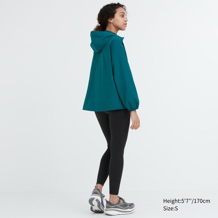 giacche tascabili con protezione uv uniqlo da donna verde -