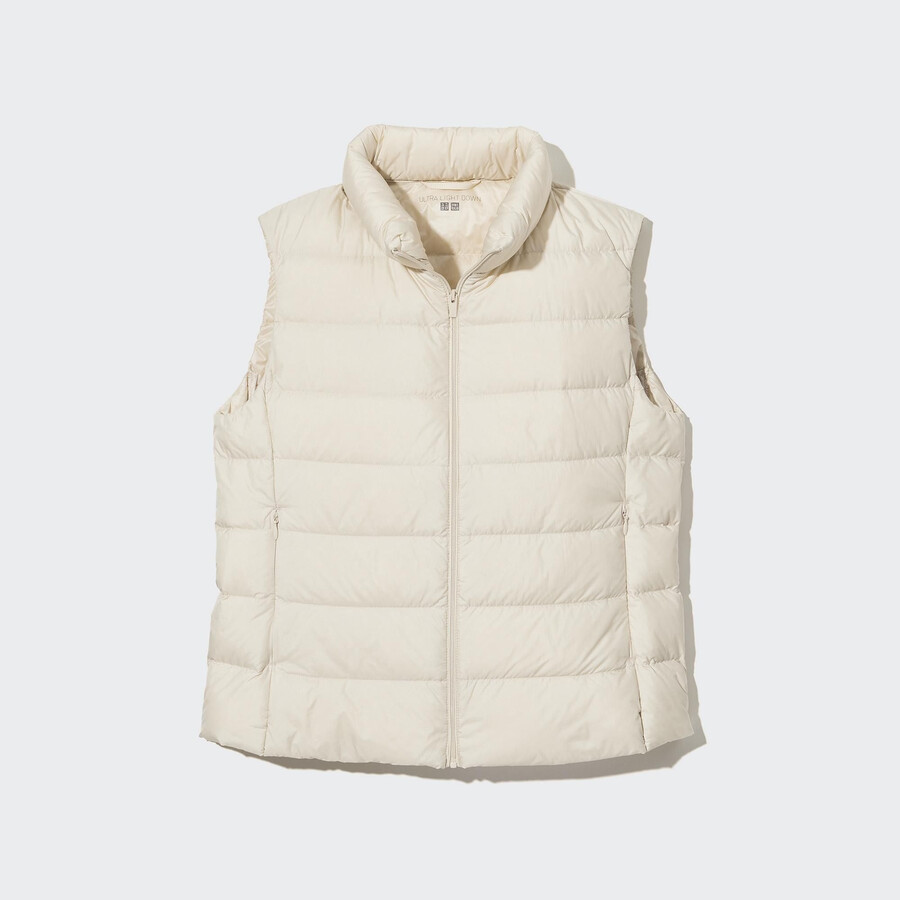 piumini uniqlo ultra light da donna bianchi