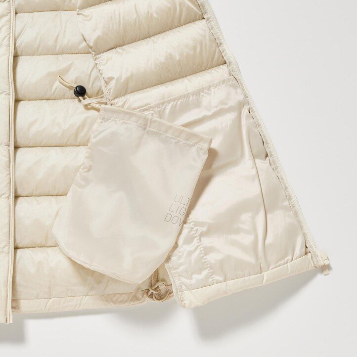 piumini uniqlo ultra light da donna bianchi