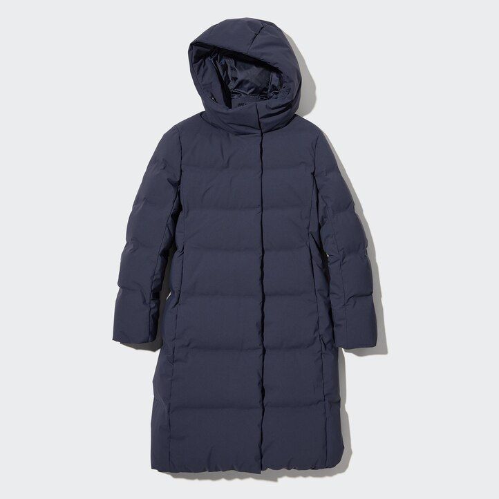 piumini uniqlo senza cuciture grigi da donna