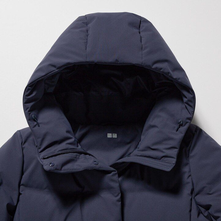 piumini uniqlo senza cuciture grigi da donna