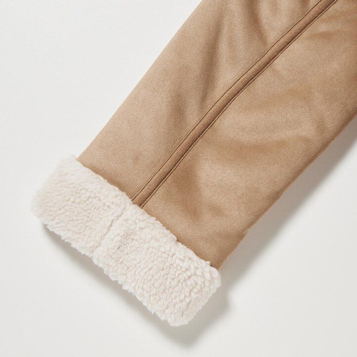 giacche da donna beige uniqlo foderate in pile