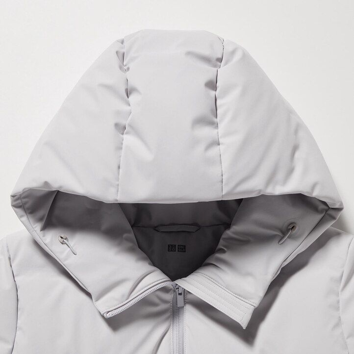 piumini uniqlo senza cuciture blu da donna
