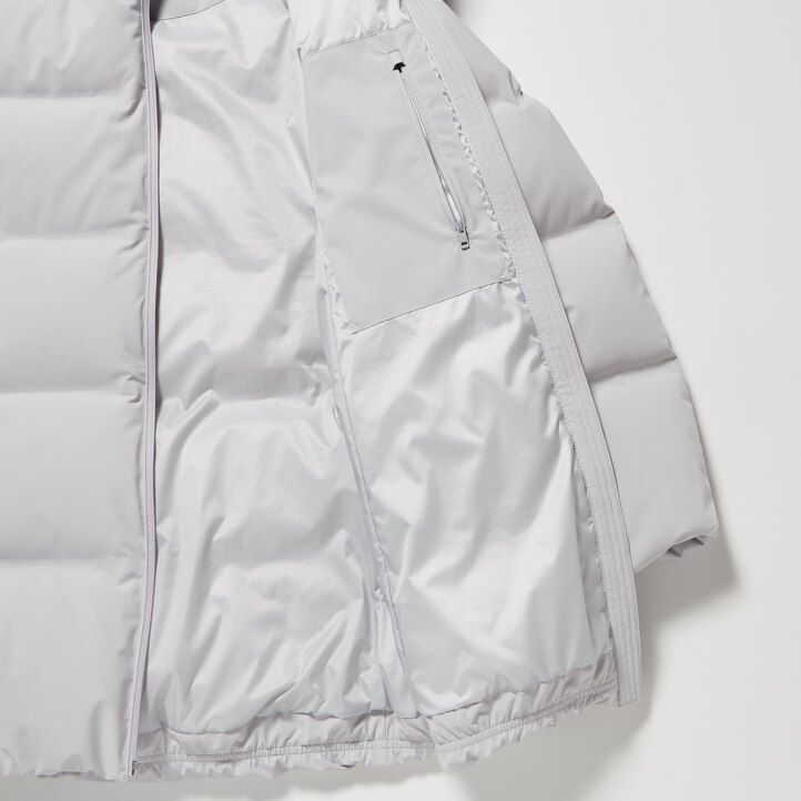 piumini uniqlo senza cuciture blu da donna
